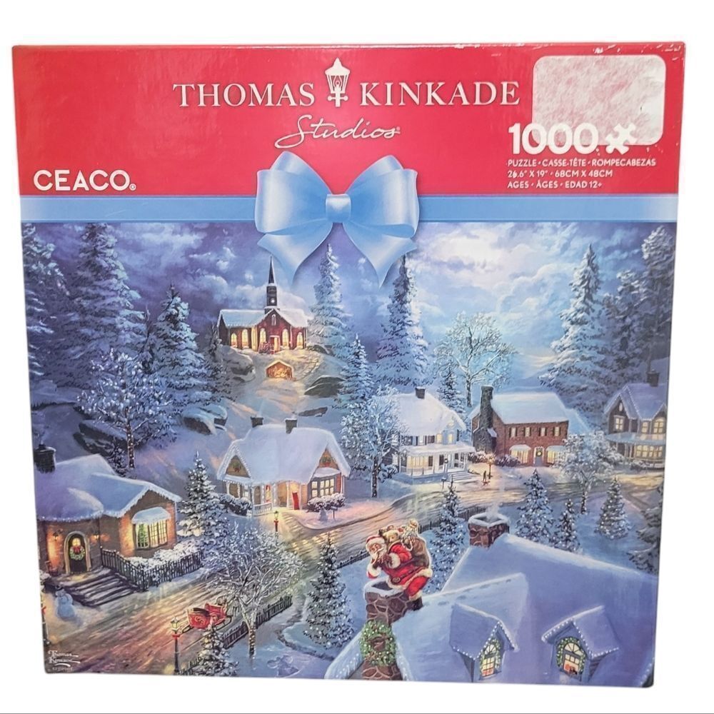 Thomas Kinkade Christmas puzzle